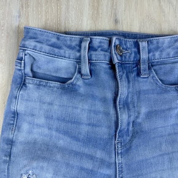 American Eagle Ne(x)t Level Stretch Super Hi Rise Skinny Jegging Jeans 00 Short - Picture 3 of 14